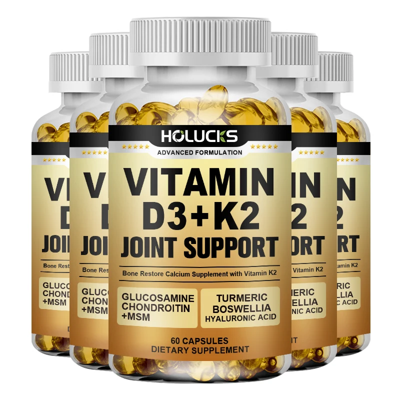 HOLUCKS Joint Support Supplement, with Glucosamine, Chondroitin & MSM, Supports Joint Strength, Mobility, Lubrication & Comfort
HOLUCKS Joint Support Supplement, with Glucosamine, Chondroitin & MSM, Supports Joint Strength, Mobility, Lubrication & Comfort