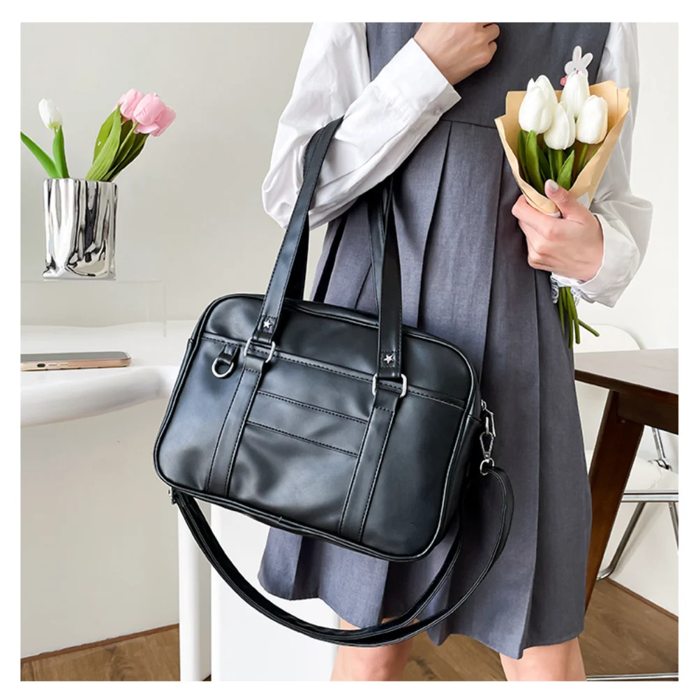 Japanese Style JK Bag Women High School Uniform Bag PU Leather Shoulder Bag Large Capacity Handbags Crossbody Bags Messenger Bag
Japanese Style JK Bag Women High School Uniform Bag PU Leather Shoulder Bag Large Capacity Handbags Crossbody Bags Messenger Bag