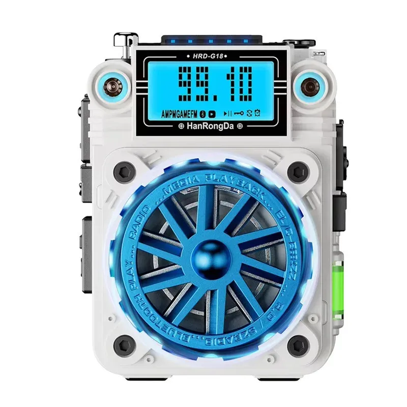 Original HRD-G18 76-108MHz Portable FM Radio Receiver DSP Multifunctional Audio Speaker Support TF Card Play Mode
Original HRD-G18 76-108MHz Portable FM Radio Receiver DSP Multifunctional Audio Speaker Support TF Card Play Mode