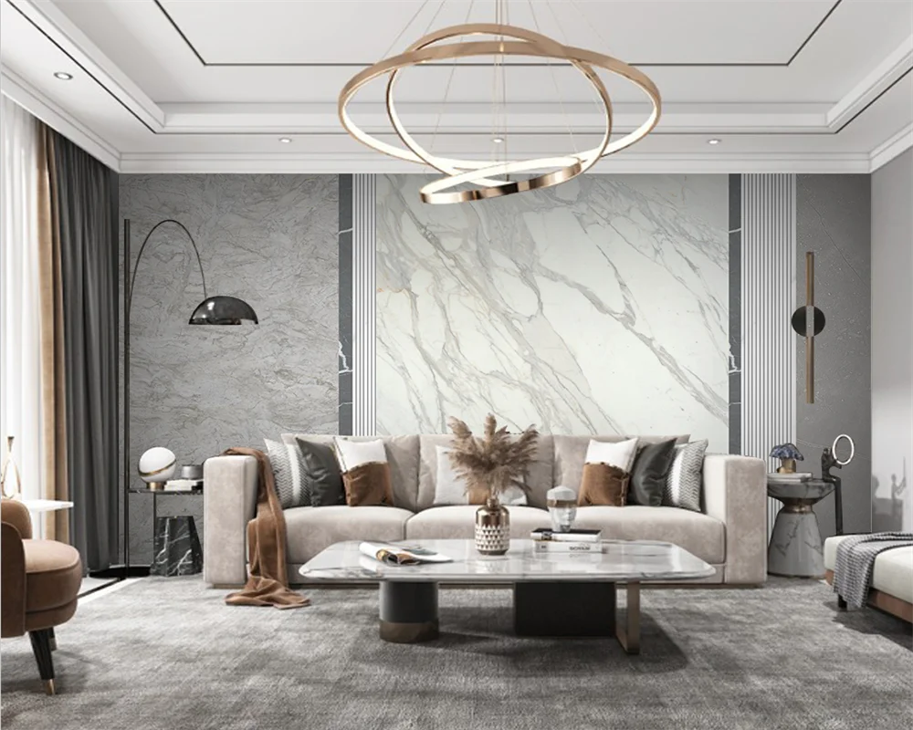 Beibehang Custom modern new bedroom living room interior decoration painting marble background papel de parede wallpaper
Beibehang Custom modern new bedroom living room interior decoration painting marble background papel de parede wallpaper