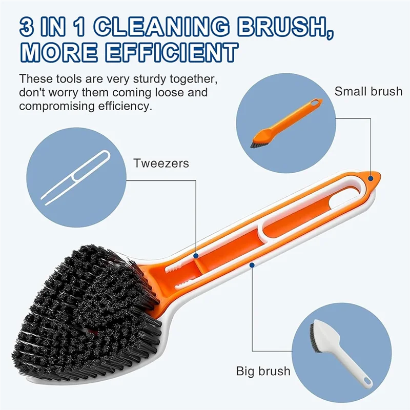Y50A-Scrub Brush For Cleaning With Long Handle, Multifunctional 3 In 1 Medium Stiff Cleaning Brush, Household Cleaning Brush Dur
Y50A-Scrub Brush For Cleaning With Long Handle, Multifunctional 3 In 1 Medium Stiff Cleaning Brush, Household Cleaning Brush Dur