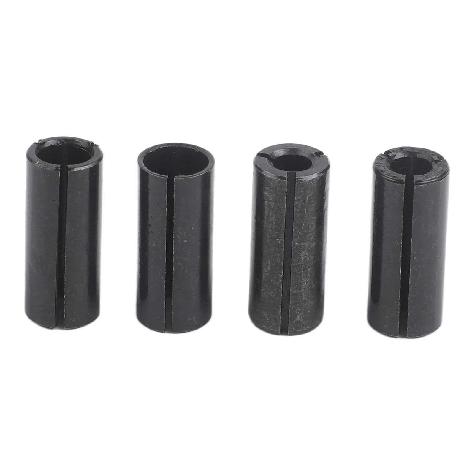 Router Bit Conversion Collet Chuck Driver Adapter 4pcs for Lathe Milling Cutter with Good Elasticity and Stable Clamping
Router Bit Conversion Collet Chuck Driver Adapter 4pcs for Lathe Milling Cutter with Good Elasticity and Stable Clamping