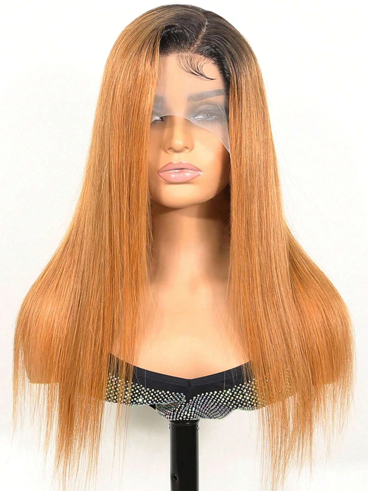 T Part Lace Wig-100% Straight Human Hair Wigs For Woman-13x5x1 Full Head Cover Transparent Lace Front Colored T1B/30 Brazilian
T Part Lace Wig-100% Straight Human Hair Wigs For Woman-13x5x1 Full Head Cover Transparent Lace Front Colored T1B/30 Brazilian