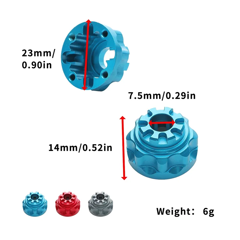 X65A_1Pcs Metal Universal Front/Rear Differential Carrier Diff Case for RC Car 1/10 TRX4 Traxxas TRX-4 TRX-6,Grey
X65A_1Pcs Metal Universal Front/Rear Differential Carrier Diff Case for RC Car 1/10 TRX4 Traxxas TRX-4 TRX-6,Grey