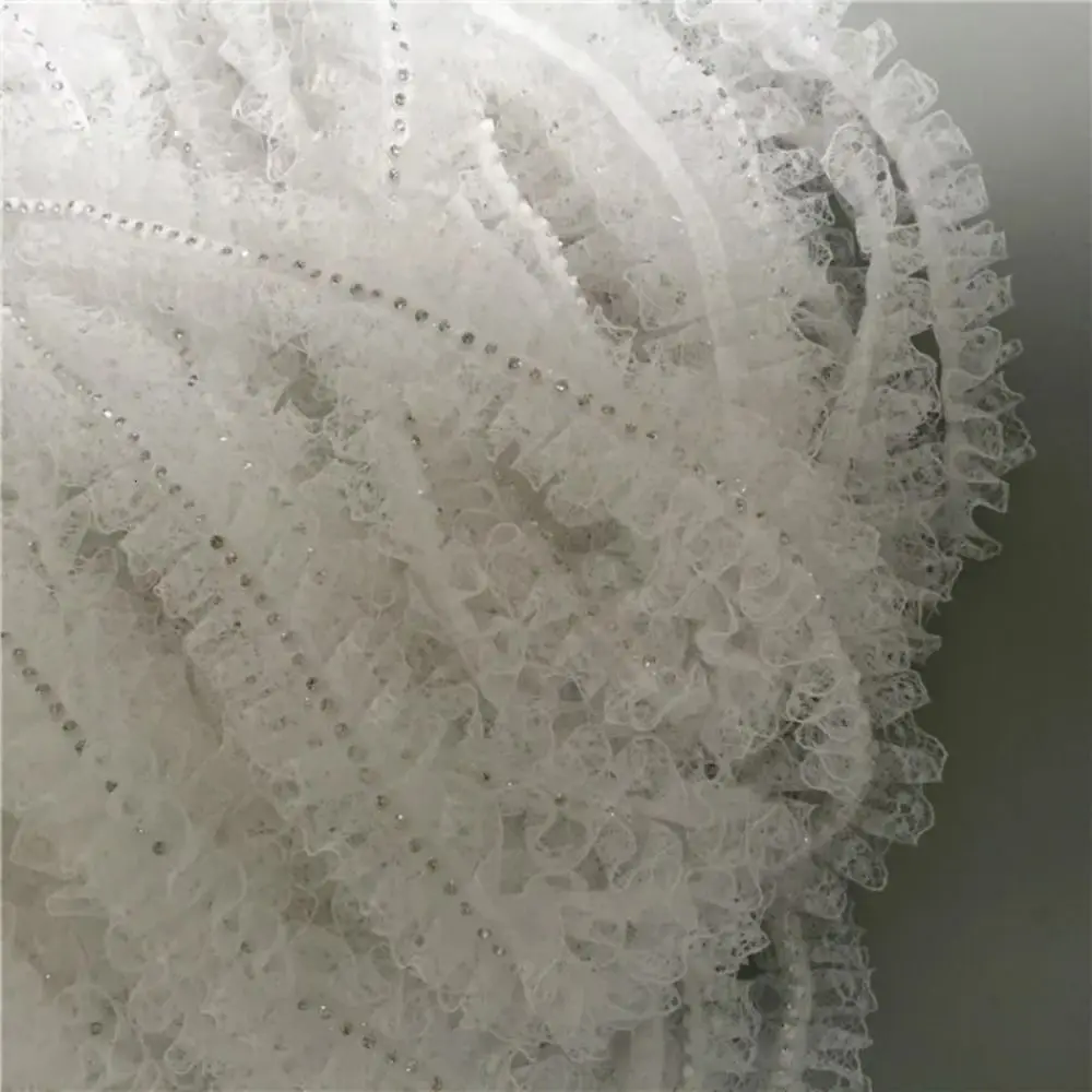 Stylish 4CM Wide Embroidered Trim Soft Texture Chiffon Pleated Dress Collar DIY Wedding Fringe Decor Sewing Supplies
Stylish 4CM Wide Embroidered Trim Soft Texture Chiffon Pleated Dress Collar DIY Wedding Fringe Decor Sewing Supplies