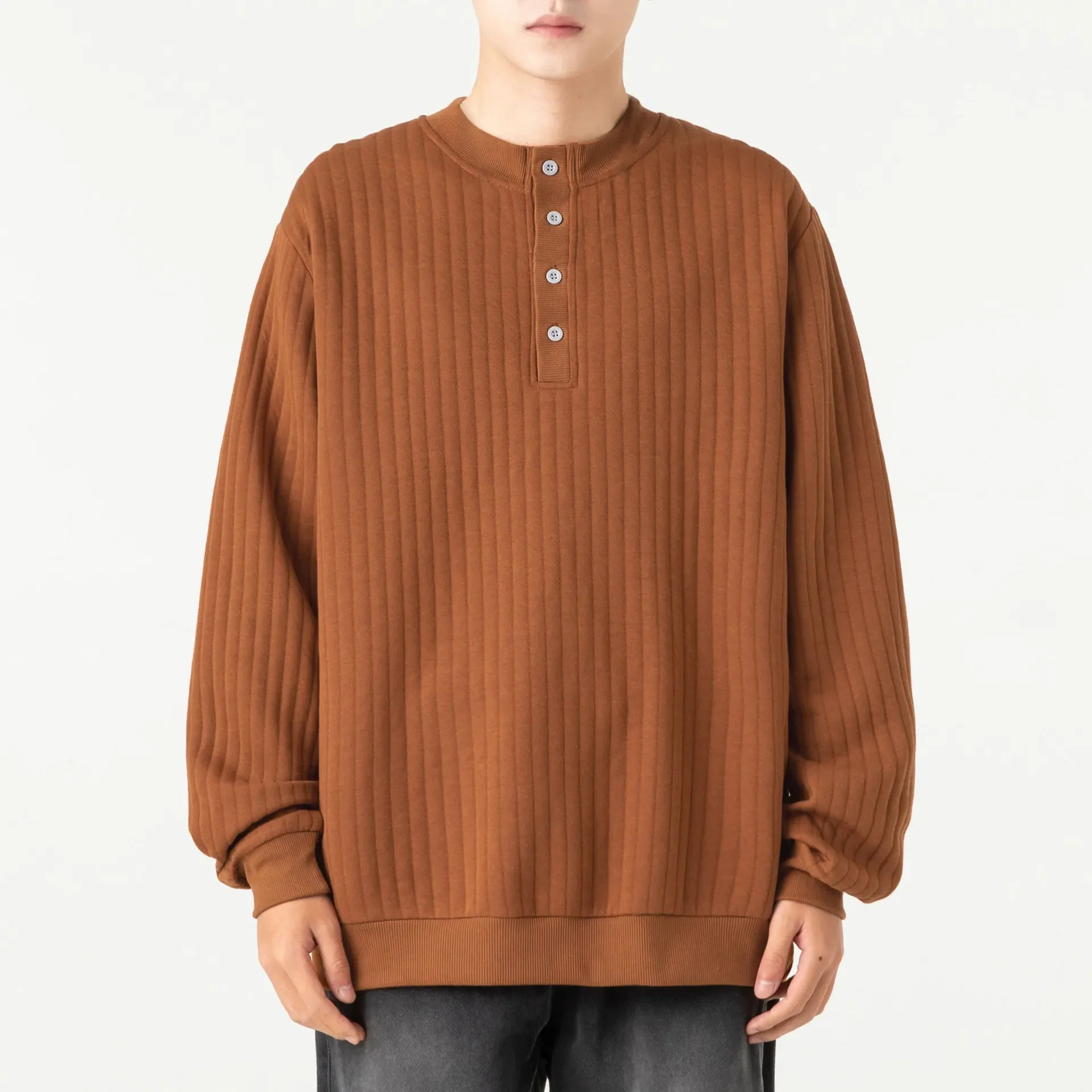 2023 New Autumn Half Turtleneck Button Knit Sweater Pullover Sweaters for Men High Quality Warm Winter Knitted Sweater Men
2023 New Autumn Half Turtleneck Button Knit Sweater Pullover Sweaters for Men High Quality Warm Winter Knitted Sweater Men