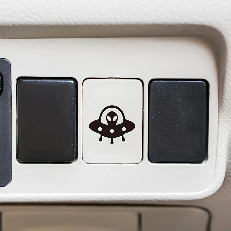 4 шт. "Очаровательная дополнительная наклейка НЛО — идеально подходит для автомобильных переключателей, чехлов для телефонов, столов, журналов для космической атмосферы"
4 шт. "Очаровательная дополнительная наклейка НЛО — идеально подходит для автомобильных переключателей, чехлов для телефонов, столов, журналов для космической атмосферы"