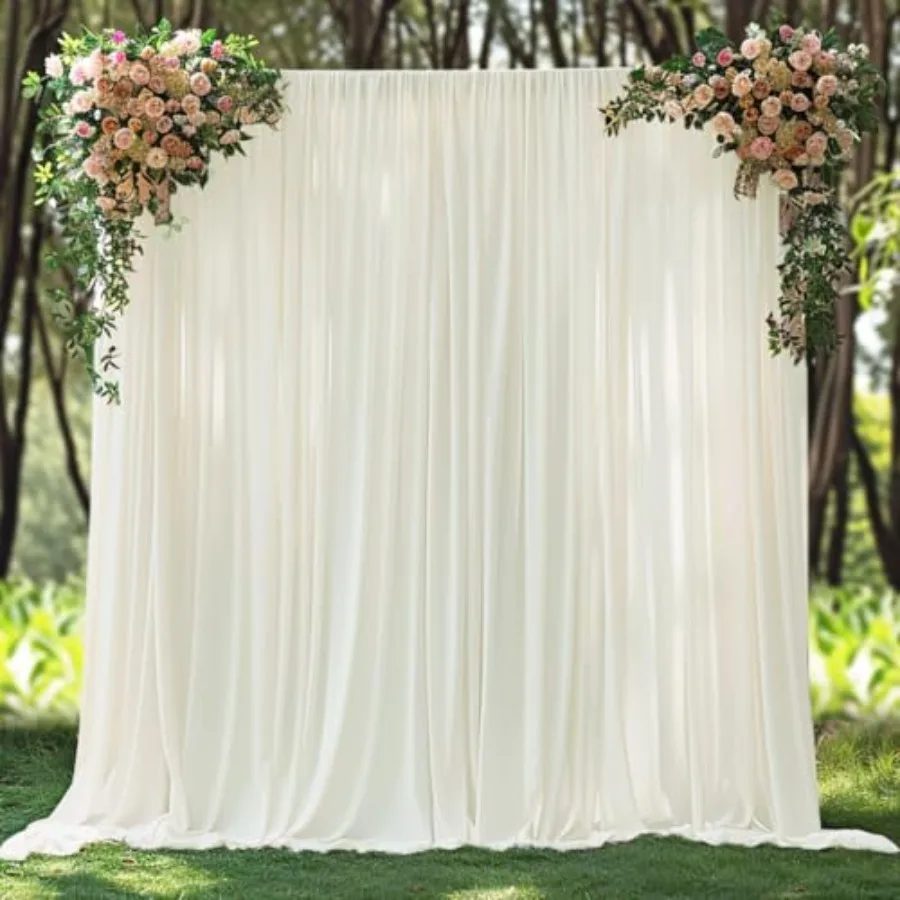 30x10ft party backdrop curtain, wrinkle-free ivory polyester fabric, soft drape, photography wedding decoration background
30x10ft party backdrop curtain, wrinkle-free ivory polyester fabric, soft drape, photography wedding decoration background