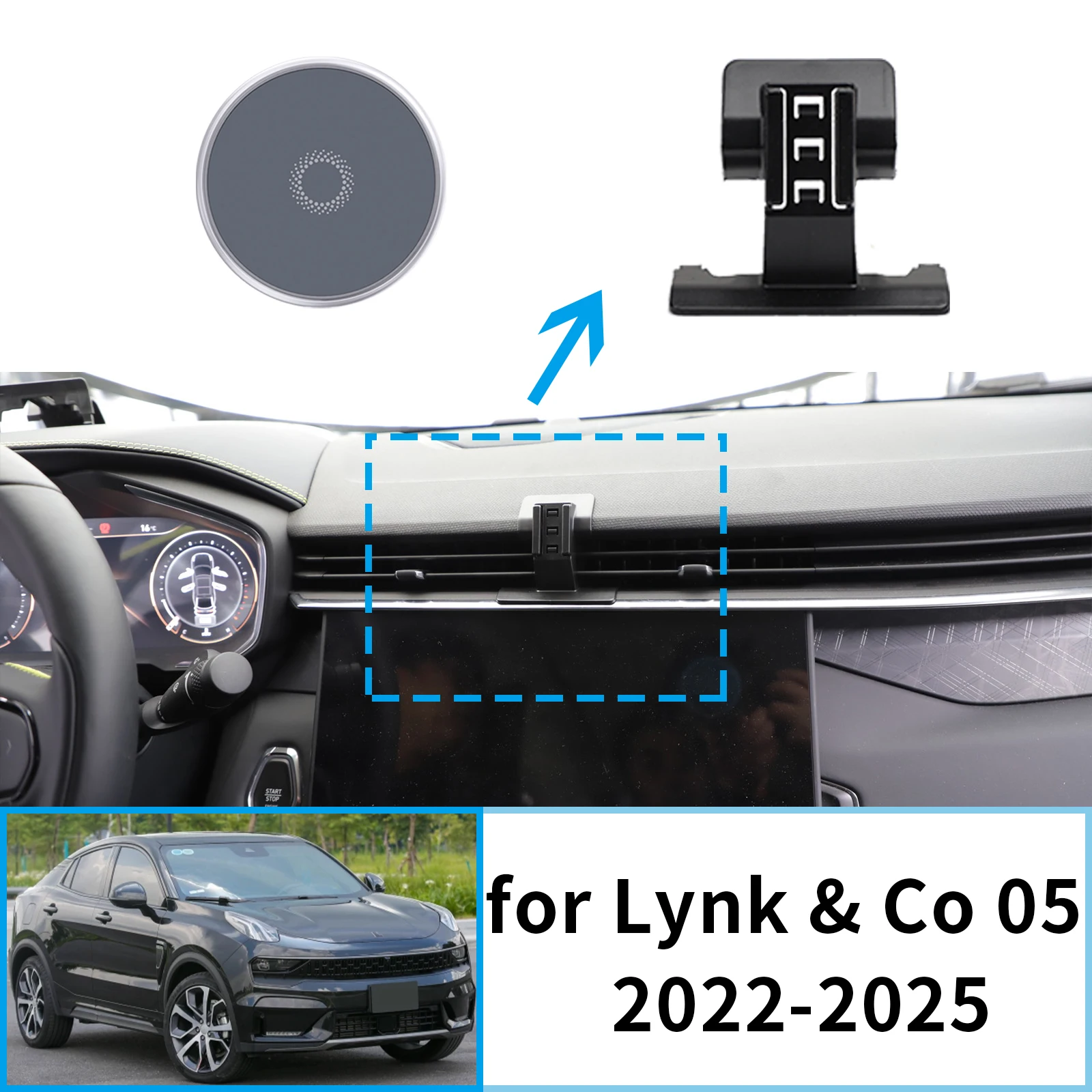 fit for Lynk & Co 05 2022 2023 2024 2025 Screen Base Phone Holder Mount  Secure Clip Car accessoires 
fit for Lynk & Co 05 2022 2023 2024 2025 Screen Base Phone Holder Mount  Secure Clip Car accessoires