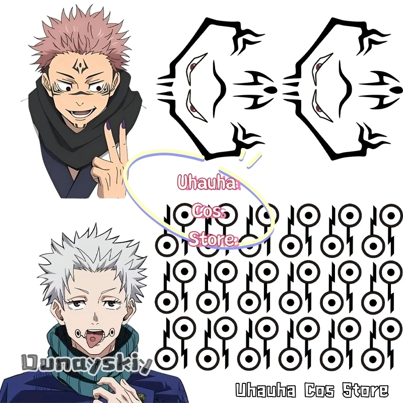 aBc01 Fantasia Sukuna Ryoume Cosplay Costumes Face Tattoo Sticker Men Disfraz Costume Accessories Halloween Carnival Props
aBc01 Fantasia Sukuna Ryoume Cosplay Costumes Face Tattoo Sticker Men Disfraz Costume Accessories Halloween Carnival Props