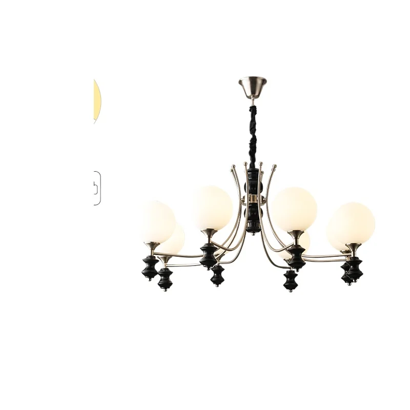 Medieval French living room chandelier American simple solid wood dining room bedroom light cream wind lamp
Medieval French living room chandelier American simple solid wood dining room bedroom light cream wind lamp