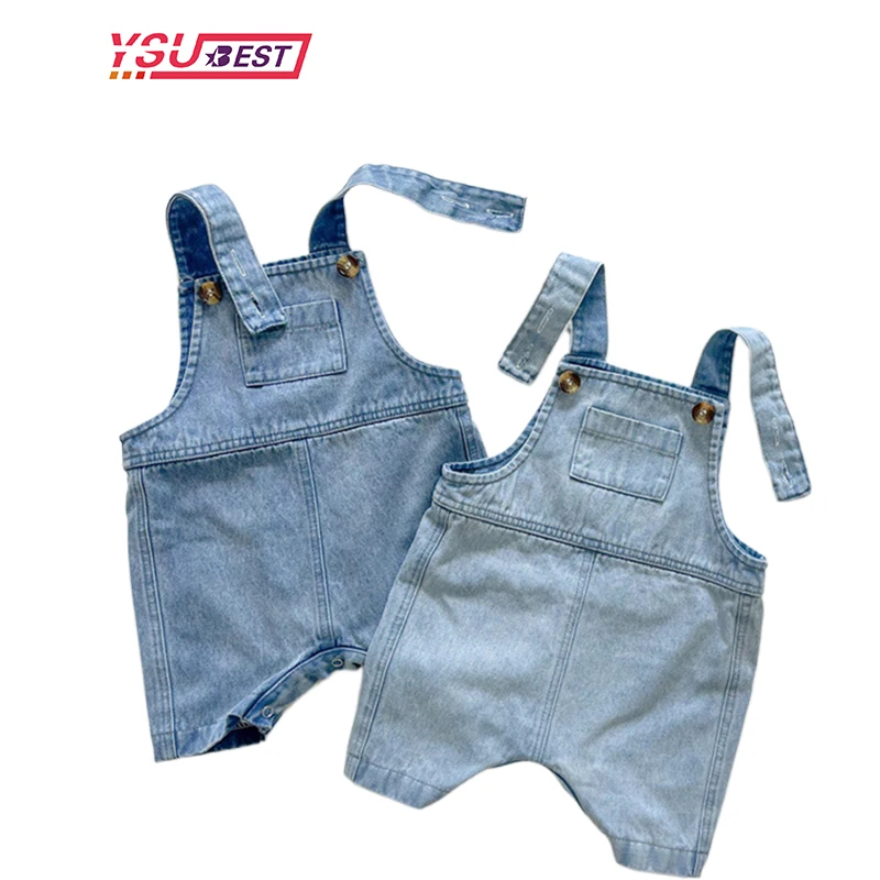 Summer Baby Clothing Denim Rompers Toddler Newborn Baby Boys Girls Sleeveless Suspender Pocket Rompers Jumpsuits Casual Outfits
Summer Baby Clothing Denim Rompers Toddler Newborn Baby Boys Girls Sleeveless Suspender Pocket Rompers Jumpsuits Casual Outfits