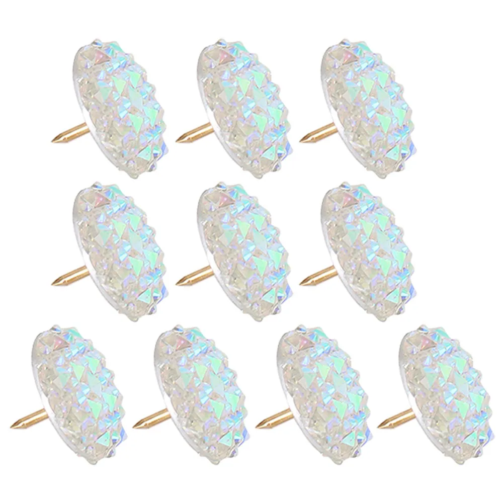 10 Pcs Rhinestone Thumbtack Colorful Sparkly Push Pins Desk Accessories Small Multifunction Home Office Use Map Markers Photo
10 Pcs Rhinestone Thumbtack Colorful Sparkly Push Pins Desk Accessories Small Multifunction Home Office Use Map Markers Photo