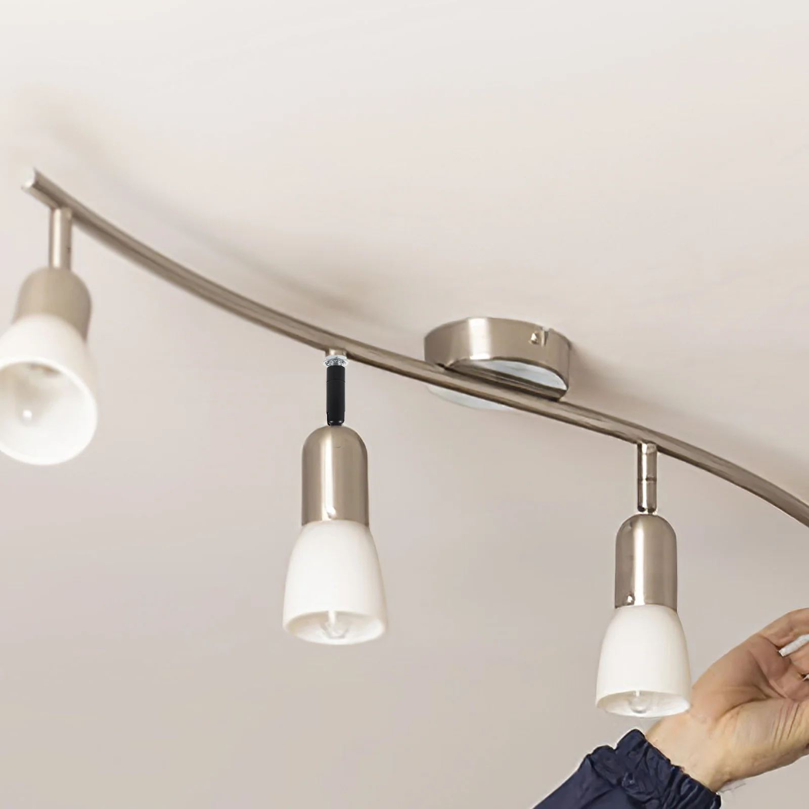 Universal Ceiling Light Adapter Converter Lamp Holder Socket Extension Bulb Copper Multi-Angle Swivel Durable Metal Threaded
Universal Ceiling Light Adapter Converter Lamp Holder Socket Extension Bulb Copper Multi-Angle Swivel Durable Metal Threaded