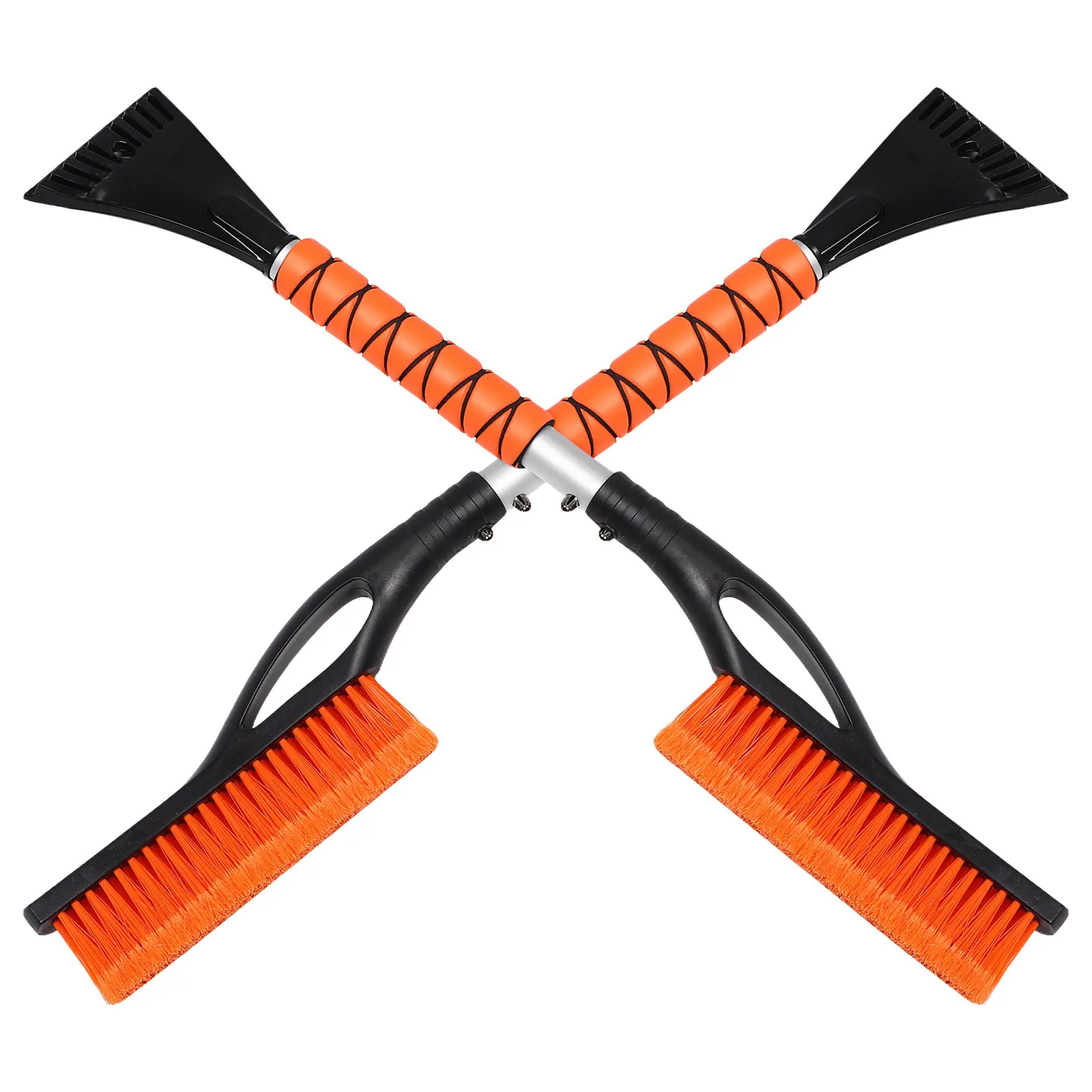 Набор из 2 скребков для удаления льда и снега с автомобиля, с выдвижной ручкой, для очистки лобового стекла и окон
Набор из 2 скребков для удаления льда и снега с автомобиля, с выдвижной ручкой, для очистки лобового стекла и окон