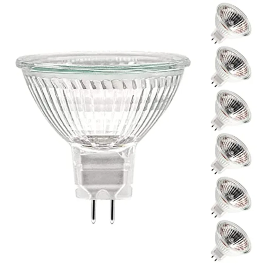 MR16 Halogen Bulb 20W 12V, Durable 6 Packs High Output Halogen Light Bulbs 2 pin GU5.3 Base for Landscape Lights, Track Lights,
MR16 Halogen Bulb 20W 12V, Durable 6 Packs High Output Halogen Light Bulbs 2 pin GU5.3 Base for Landscape Lights, Track Lights,