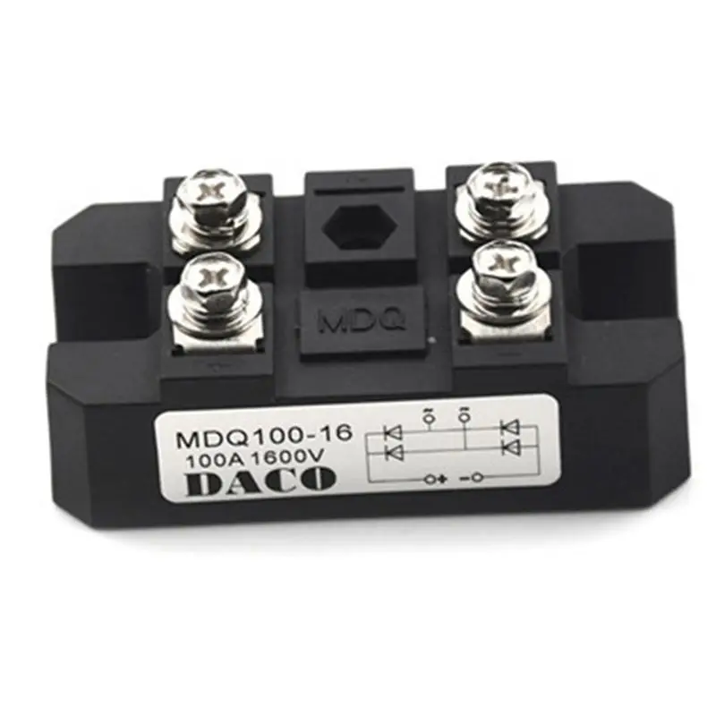 ABAN Rectifier Module MDQ100A/1600V Single-Phase Module Current Foot Single-Phase Charger Rectifier Bridge Module
ABAN Rectifier Module MDQ100A/1600V Single-Phase Module Current Foot Single-Phase Charger Rectifier Bridge Module