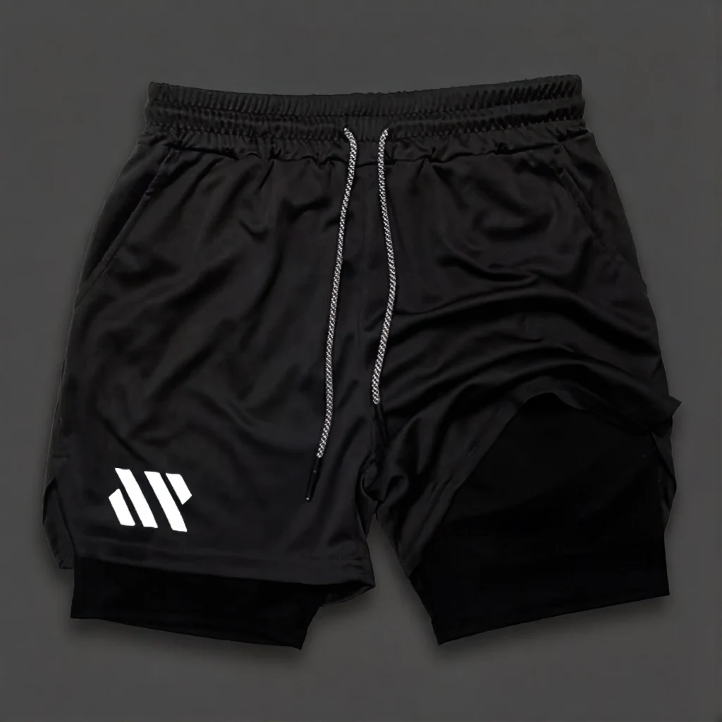 Мужские спортивные шорты с многослойным дизайном - модные шорты 2-в-1 с контрастной внутренней подкладкой, идеально подходящие для уличного стиля и спортивного образа.
Мужские спортивные шорты с многослойным дизайном - модные шорты 2-в-1 с контрастной внутренней подкладкой, идеально подходящие для уличного стиля и спортивного образа.