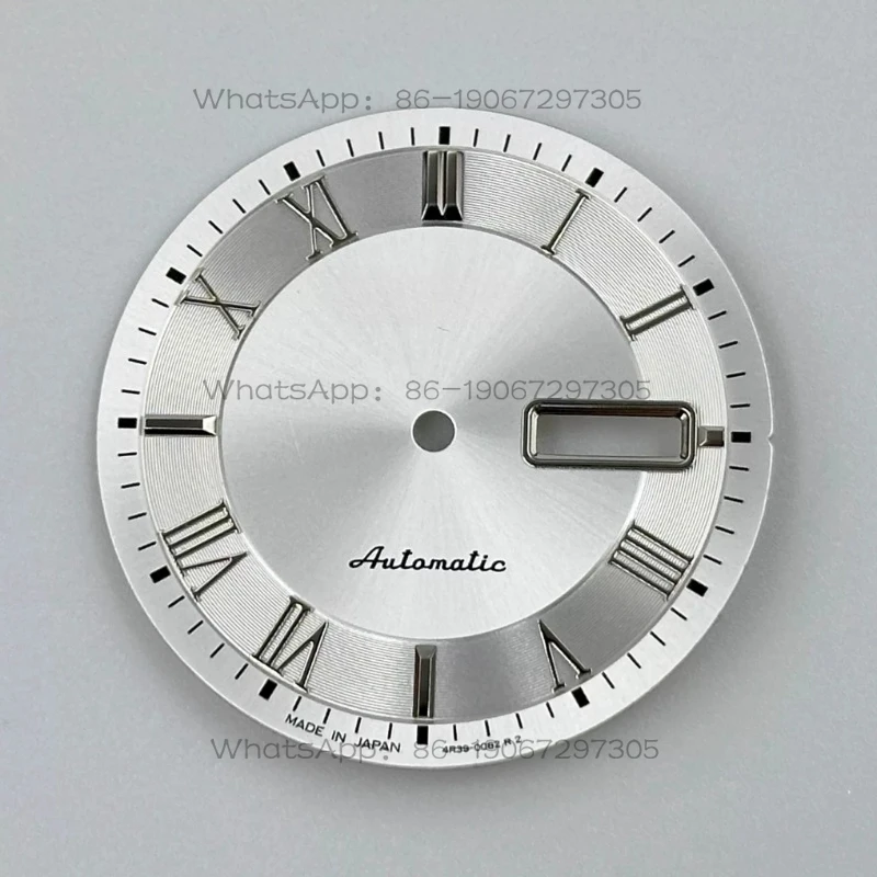 Customized New Roman Digital Log Modified Dial 32.7mm Sun Pattern Literal Fit NH36 Movement Without Luminous Light
Customized New Roman Digital Log Modified Dial 32.7mm Sun Pattern Literal Fit NH36 Movement Without Luminous Light