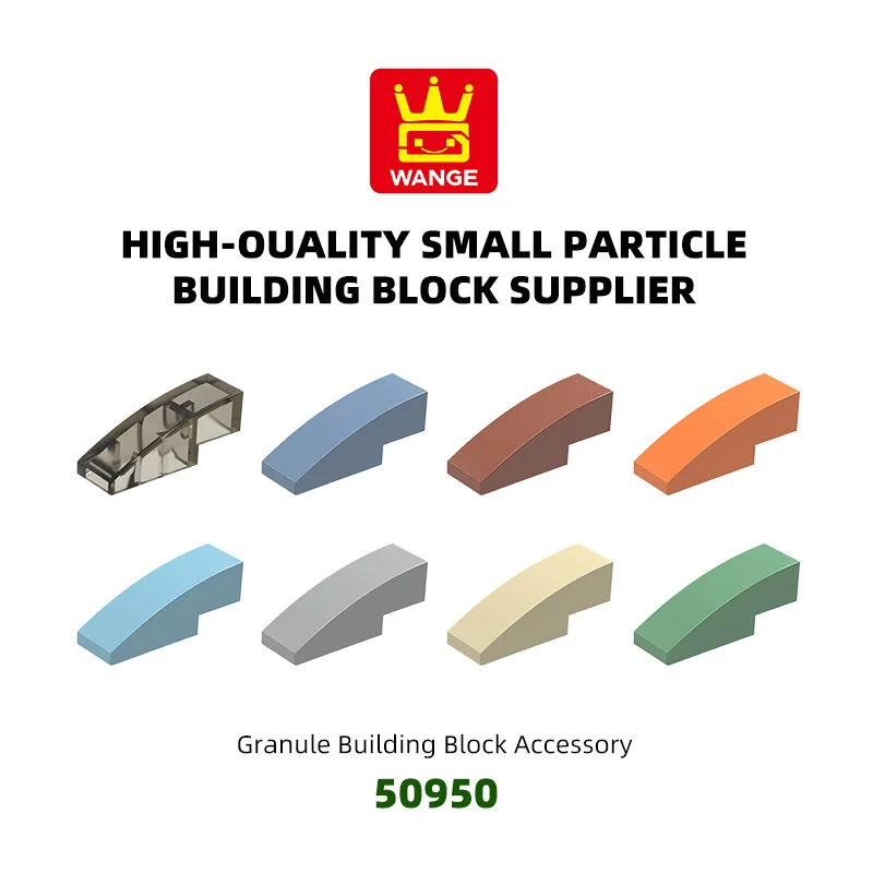 Wange 50950 100g/142Pcs 3x1 Curved Building Block Moc Color Accessories Compatible with Brick Children Toy Assembly Gift plane
Wange 50950 100g/142Pcs 3x1 Curved Building Block Moc Color Accessories Compatible with Brick Children Toy Assembly Gift plane