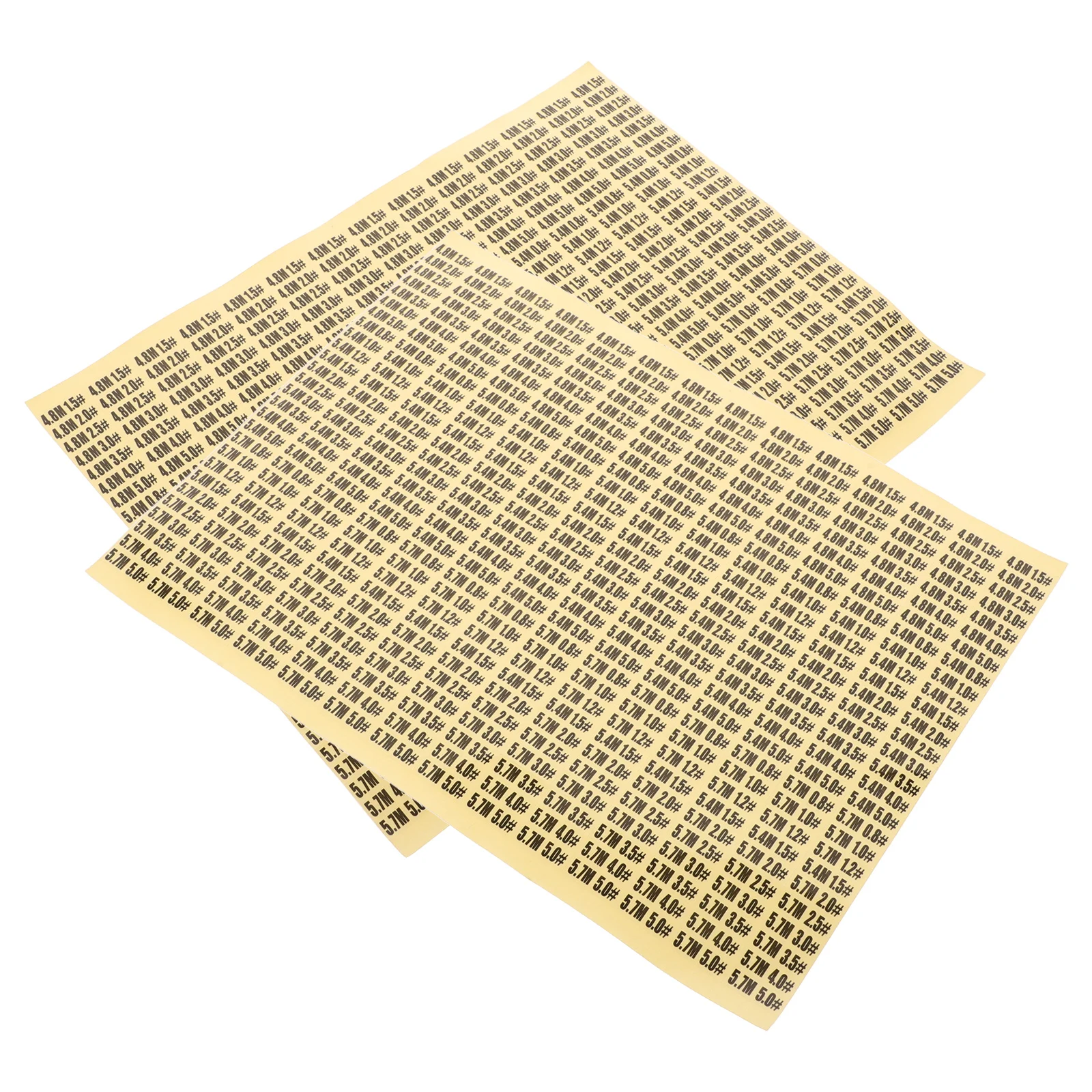 2 Sheets Line Number Stickers 4# 4.8 Fishing Line Labels Adhesive Decals for Organizing Accessories
2 Sheets Line Number Stickers 4# 4.8 Fishing Line Labels Adhesive Decals for Organizing Accessories