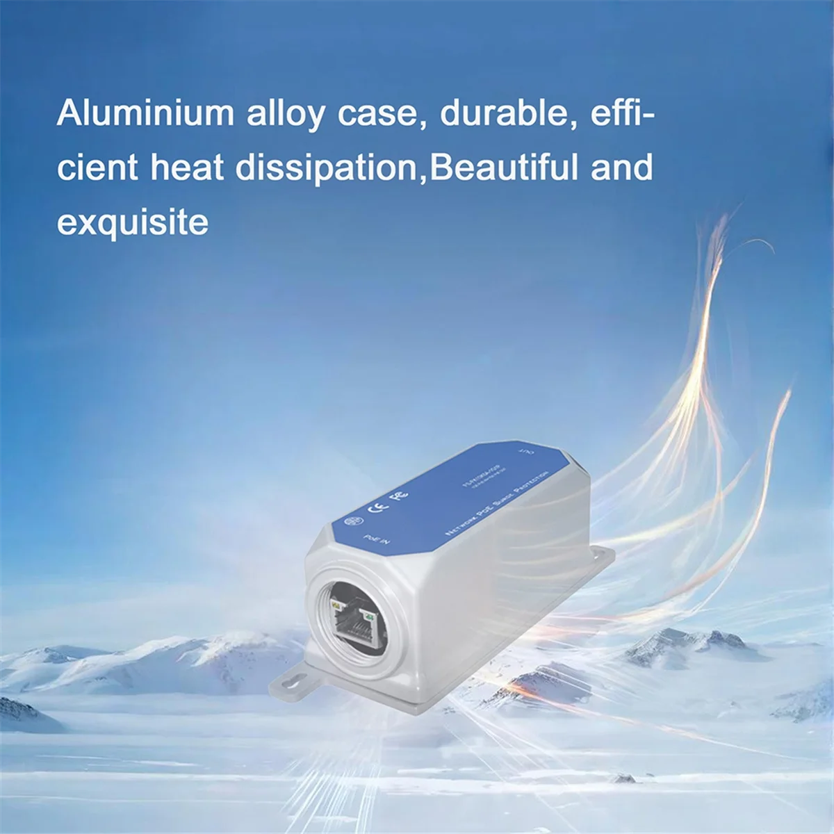 New 3C-Outdoor Multi Gigabit POE Surge Protector Waterproof IP67 10KV SPD Lightnings-Protection Arrester 10G
New 3C-Outdoor Multi Gigabit POE Surge Protector Waterproof IP67 10KV SPD Lightnings-Protection Arrester 10G