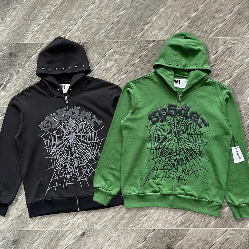 Classic Spider Web Print Zip up Hoodie Pure Cotton Long Sve Sweatirt Casual Wear for Youth Trendy And Durable
Classic Spider Web Print Zip up Hoodie Pure Cotton Long Sve Sweatirt Casual Wear for Youth Trendy And Durable