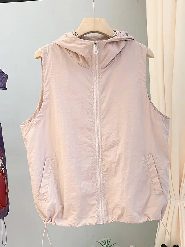 Spring Summer New Loose Women's Sun Protection Vest Casual Lightweight Workwear Jacket Breathable Outerwear with Pockets
Spring Summer New Loose Women's Sun Protection Vest Casual Lightweight Workwear Jacket Breathable Outerwear with Pockets