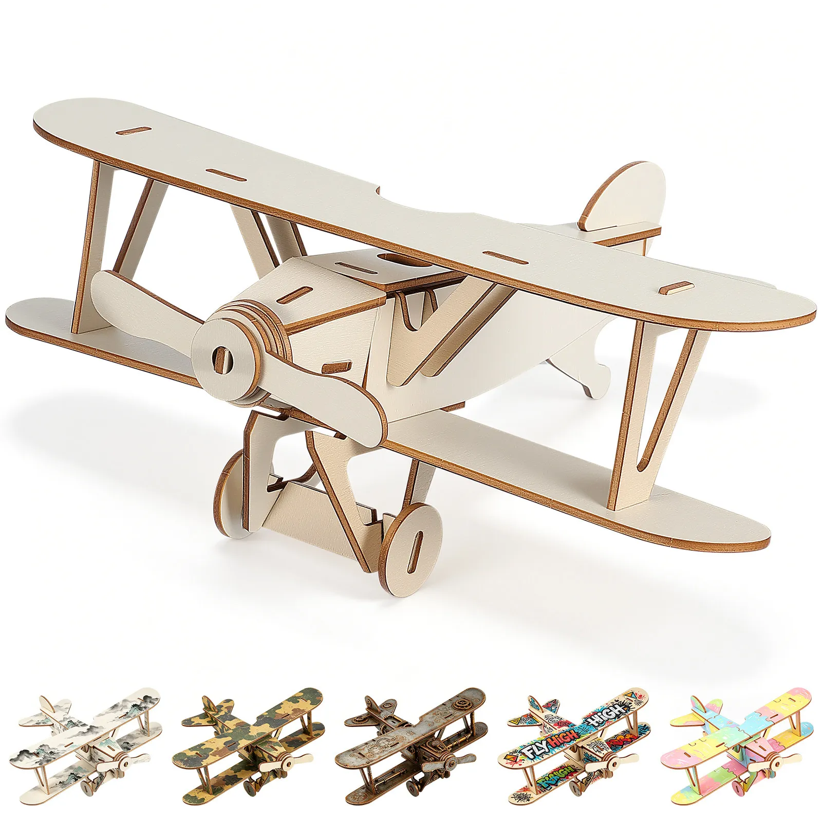 Wooden 3D DIY Aeroplane Handmade Assemble Painting Blank Plane Kit for Kids Educational Creative Development Puzzle Gift
Wooden 3D DIY Aeroplane Handmade Assemble Painting Blank Plane Kit for Kids Educational Creative Development Puzzle Gift