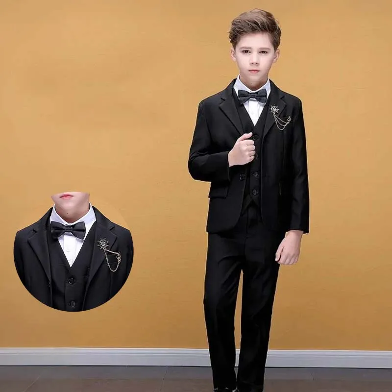 JUCPKID От 3 до 16 лет деловой костюм для мальчиков, Балазер, жилет, брюки, костюмы для детей, комплект костюмов для мальчиков, свадебный элегантный детский костюм для мальчиков
JUCPKID От 3 до 16 лет деловой костюм для мальчиков, Балазер, жилет, брюки, костюмы для детей, комплект костюмов для мальчиков, свадебный элегантный детский костюм для мальчиков