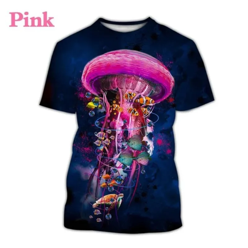 3D Colorful Jellyfish Print T Shirt Animal Graphic T-shirts For Men Kid Fashion Streetwear Short Sleeves Summer Harajuku Clothes
3D Colorful Jellyfish Print T Shirt Animal Graphic T-shirts For Men Kid Fashion Streetwear Short Sleeves Summer Harajuku Clothes