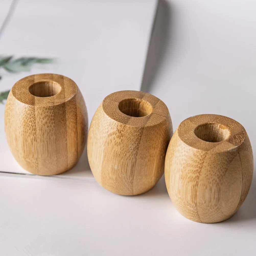 4Pcs Round Bamboo Toothbrush Supports Sturdy Dry Storage for Bathroom Sink Countertop Tub Desk Space Saving Toothbrush Holder
4Pcs Round Bamboo Toothbrush Supports Sturdy Dry Storage for Bathroom Sink Countertop Tub Desk Space Saving Toothbrush Holder