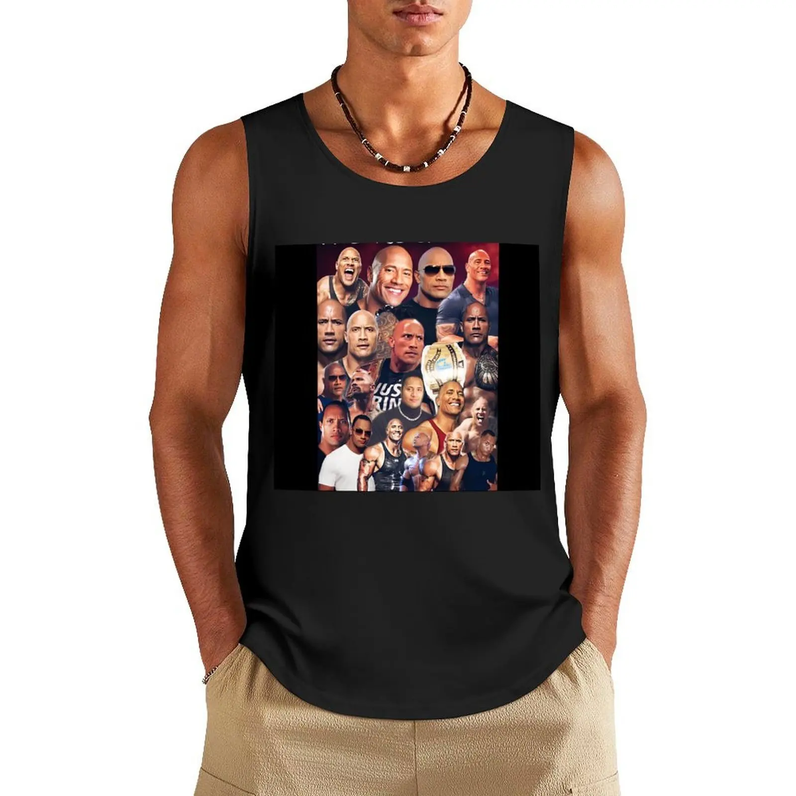 Dwayne the rock Johnson Tank Top Men's tops Sleeveless top sports t-shirts for men
Dwayne the rock Johnson Tank Top Men's tops Sleeveless top sports t-shirts for men