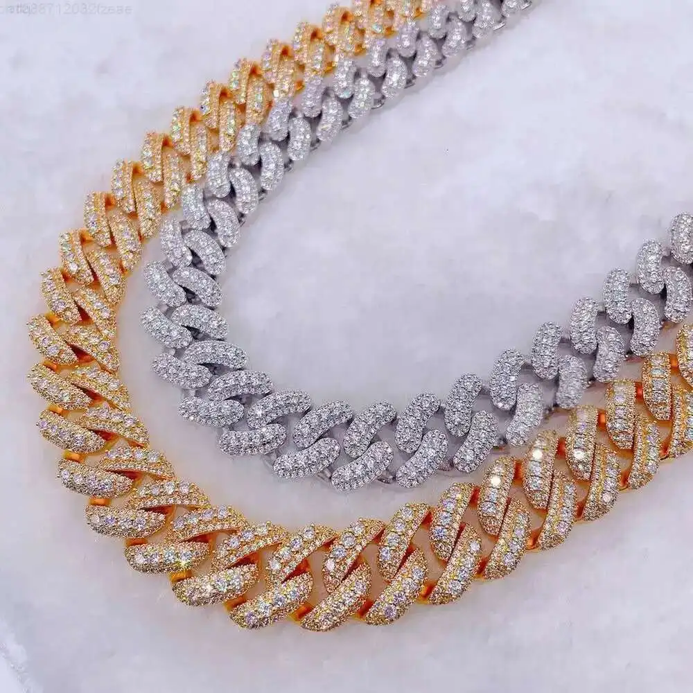 Custom Pass Diamond Test Vvs Moissanite Diamond Cuban Link Chain 6mm-24mm Hip Hop Necklace Men Jewelry
Custom Pass Diamond Test Vvs Moissanite Diamond Cuban Link Chain 6mm-24mm Hip Hop Necklace Men Jewelry
