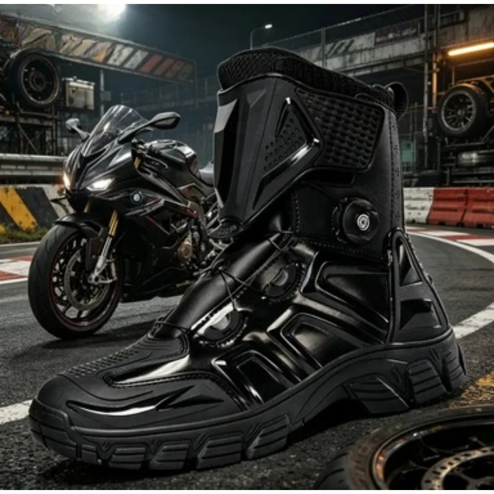 2026Motorcycle Riding Shoes Professional Shift Gear Waterproof Wear-resistant Racing Shoes Men's Large Size Motorcycle Equipment
2026Motorcycle Riding Shoes Professional Shift Gear Waterproof Wear-resistant Racing Shoes Men's Large Size Motorcycle Equipment