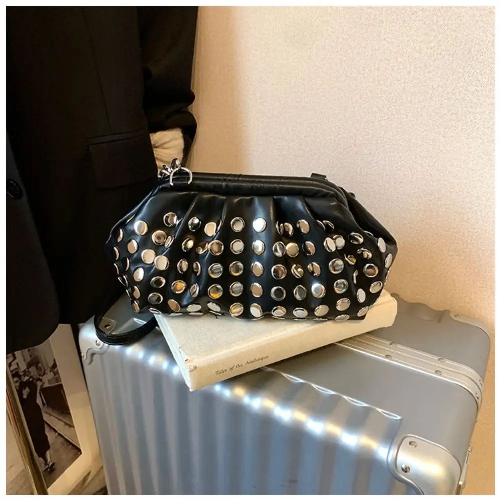 Round Rivet Women Crossbody Bag Inlaid Design PU Leather Travel Organizer Pouch Underarm Style Niche Luxury Shoulder Bag
Round Rivet Women Crossbody Bag Inlaid Design PU Leather Travel Organizer Pouch Underarm Style Niche Luxury Shoulder Bag