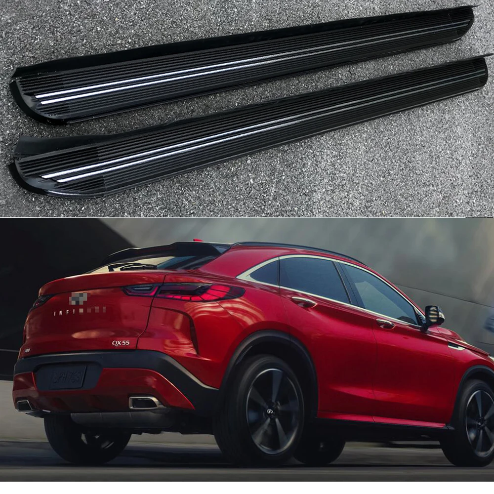 2Pcs Fits for Infiniti QX55 2021 2022 Fixed Car Door High Quality Pedal Nerf Bar Side Step Running Board
2Pcs Fits for Infiniti QX55 2021 2022 Fixed Car Door High Quality Pedal Nerf Bar Side Step Running Board