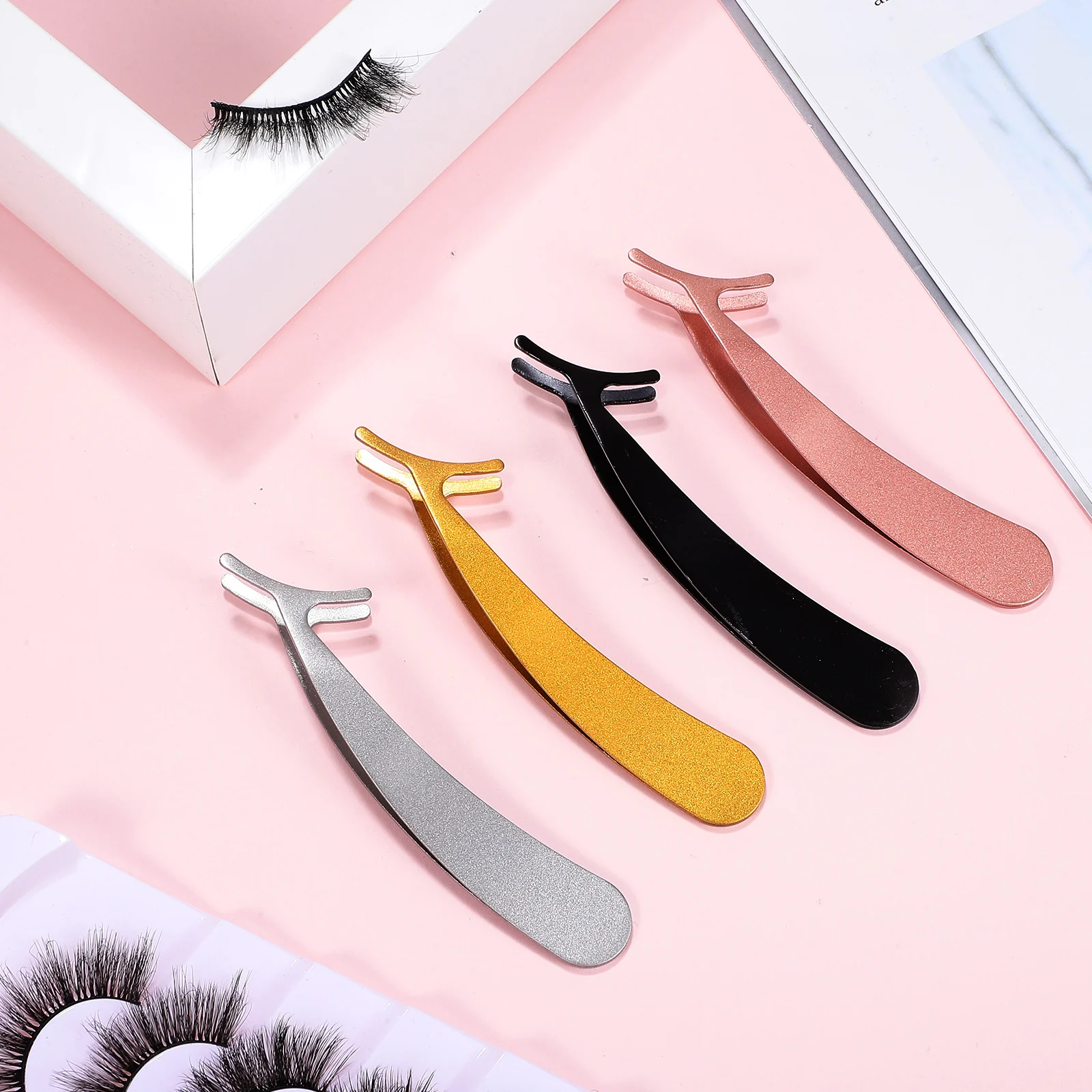 4 шт., аппликатор для ресниц из нержавеющей стали, инструмент для наращивания, пинцет для макияжа, наращивание ресниц, черный, серебристый, золотой
4 шт., аппликатор для ресниц из нержавеющей стали, инструмент для наращивания, пинцет для макияжа, наращивание ресниц, черный, серебристый, золотой