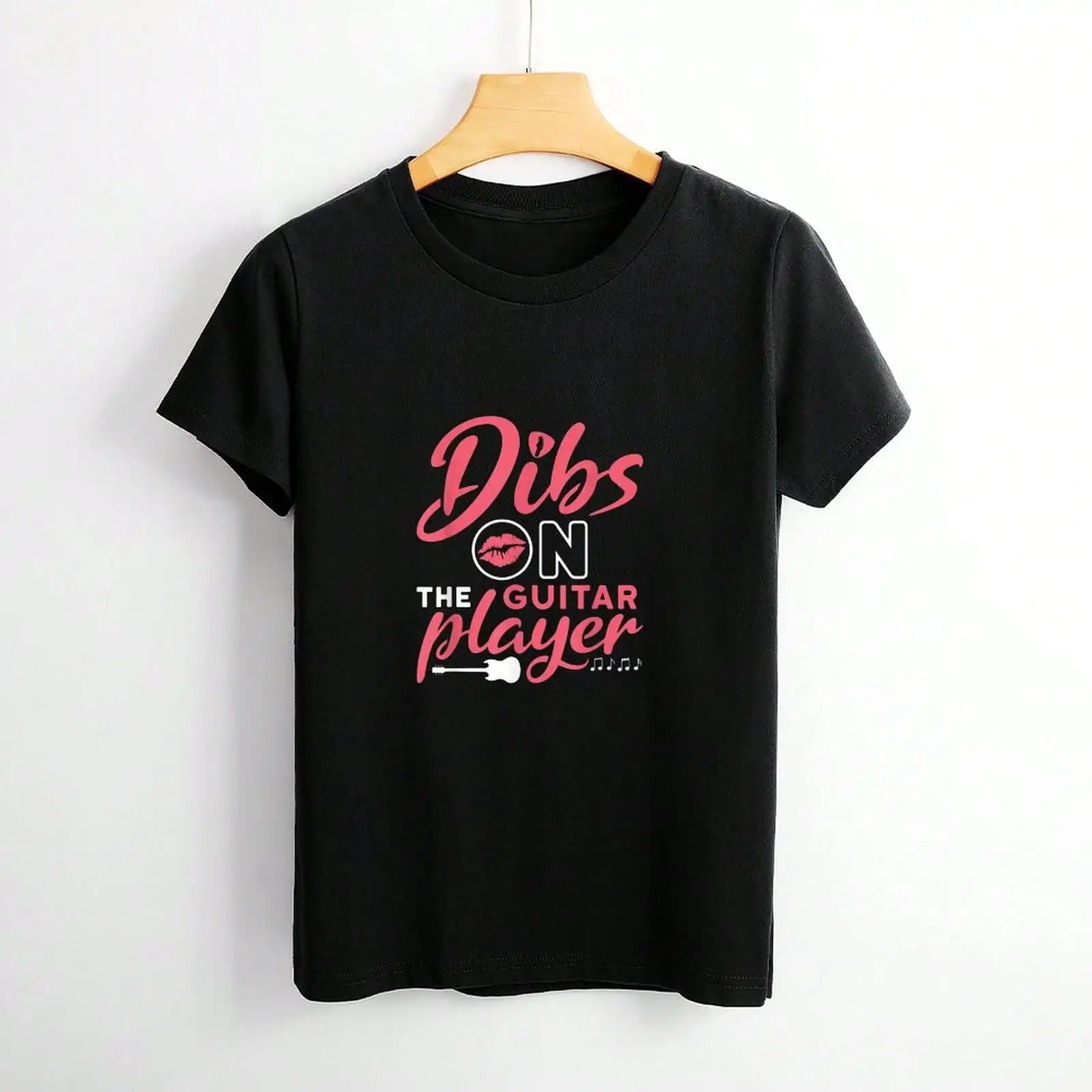 Dibs On The Guitar Player Guitarist Wife Girlfriend Fiance Print Women's T-Shirt, Short Sleeve Round Neck Tee, Fashion And Casua
Dibs On The Guitar Player Guitarist Wife Girlfriend Fiance Print Women's T-Shirt, Short Sleeve Round Neck Tee, Fashion And Casua