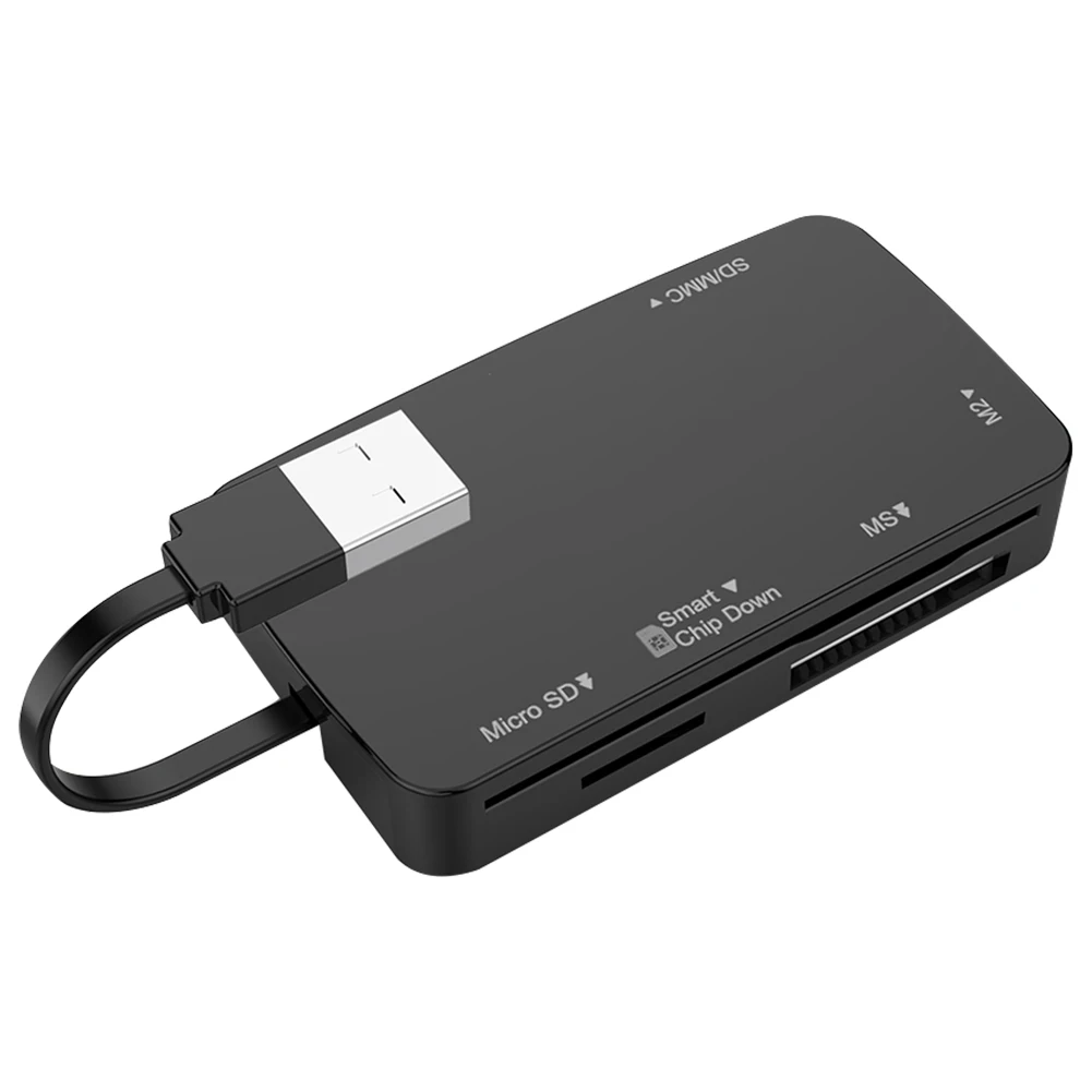 Адаптер для чтения карт памяти USB 2.0 6 в 1, скорость 480 Мбит/с, адаптер/концентратор, 480 Мбит/с, поддержка смарт-карт TF MS M2 SD/MMC
Адаптер для чтения карт памяти USB 2.0 6 в 1, скорость 480 Мбит/с, адаптер/концентратор, 480 Мбит/с, поддержка смарт-карт TF MS M2 SD/MMC