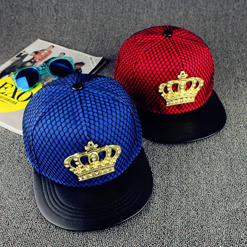 Crown Hip Hop Cap Men and Women Baseball Cap Snapbacks Hat Pu Skin Hat Outdoor Visor Baseball Hat
Crown Hip Hop Cap Men and Women Baseball Cap Snapbacks Hat Pu Skin Hat Outdoor Visor Baseball Hat