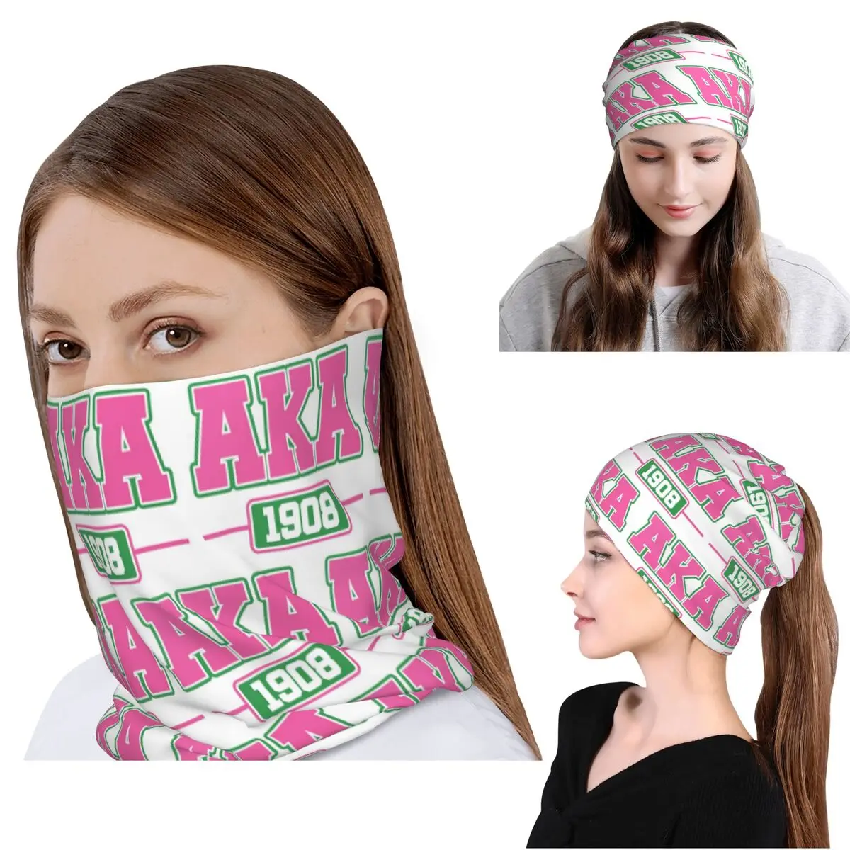 AKA Sorority Bandana Neck Cover Mask Scarf Multifunction Headband Beanies Hat Unisex Adult Windproof
AKA Sorority Bandana Neck Cover Mask Scarf Multifunction Headband Beanies Hat Unisex Adult Windproof