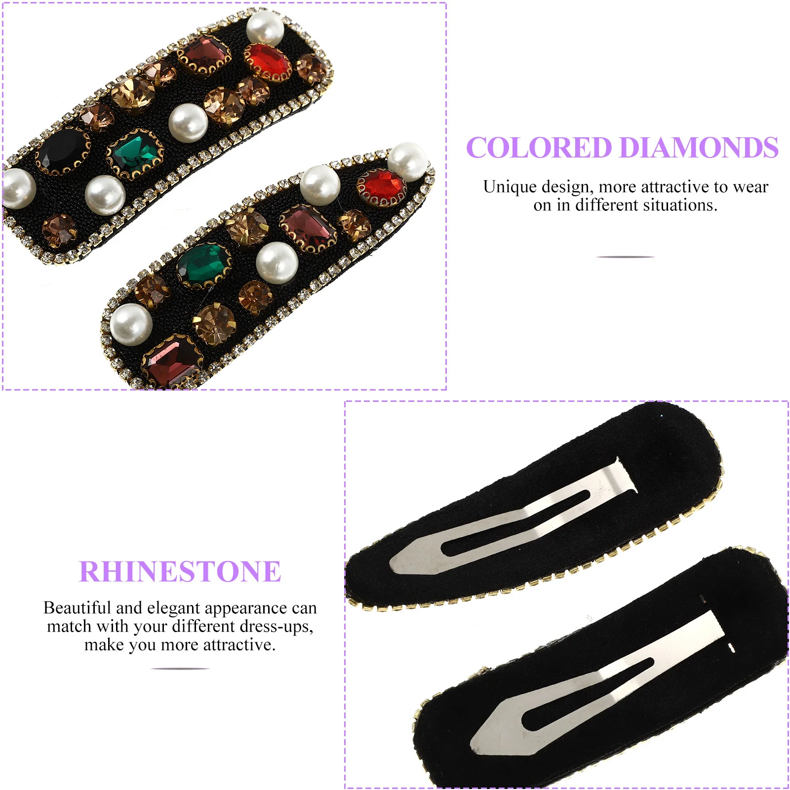 Набор заколок для волос из 2 предметов, элегантная стильная заколка со стразами, уникальный дизайн, свадебная вечеринка, повседневное использование, привлекательный аксессуар
Набор заколок для волос из 2 предметов, элегантная стильная заколка со стразами, уникальный дизайн, свадебная вечеринка, повседневное использование, привлекательный аксессуар