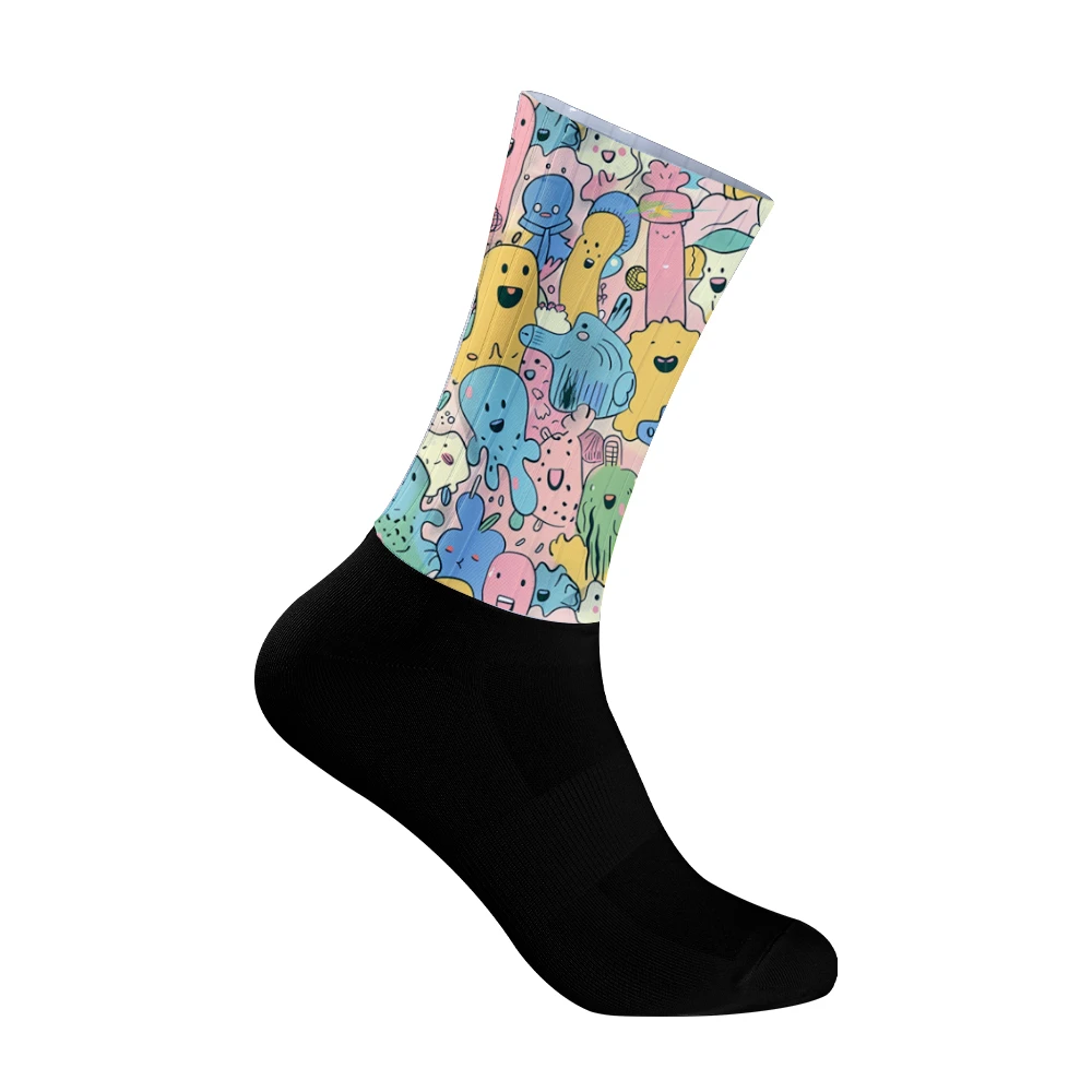 Colorful Cartoon Cycling Socks for Men Women Breathable Anti-slip Socks Cycling
Colorful Cartoon Cycling Socks for Men Women Breathable Anti-slip Socks Cycling