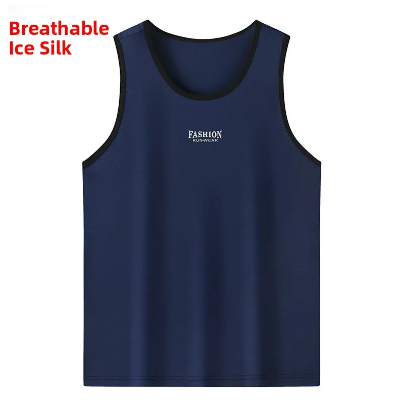 Men's Ice Silk Qui Dry No Sve Vest Summer Fitn Running Sport Elastic Loose Fit round Ne Top Breathable Moisture Wic...
Men's Ice Silk Qui Dry No Sve Vest Summer Fitn Running Sport Elastic Loose Fit round Ne Top Breathable Moisture Wic...