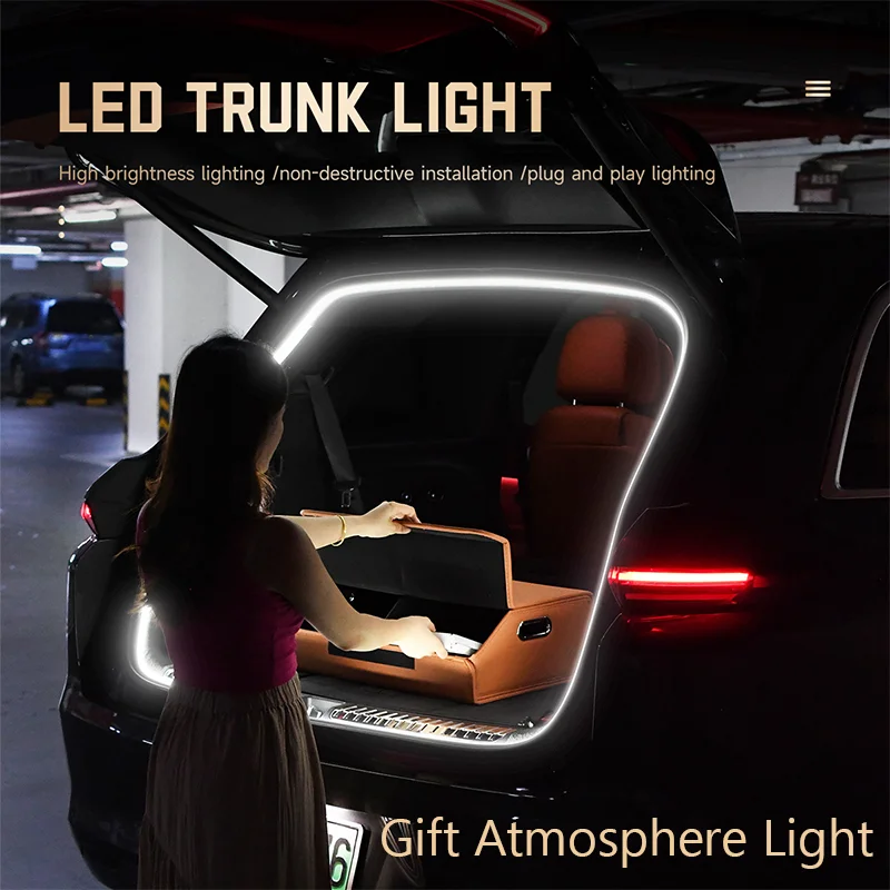 Car trunk gift atmosphere light Trunk lighting Camping car lights SUV automatic sensing trunk ambient light Trunk modification
Car trunk gift atmosphere light Trunk lighting Camping car lights SUV automatic sensing trunk ambient light Trunk modification