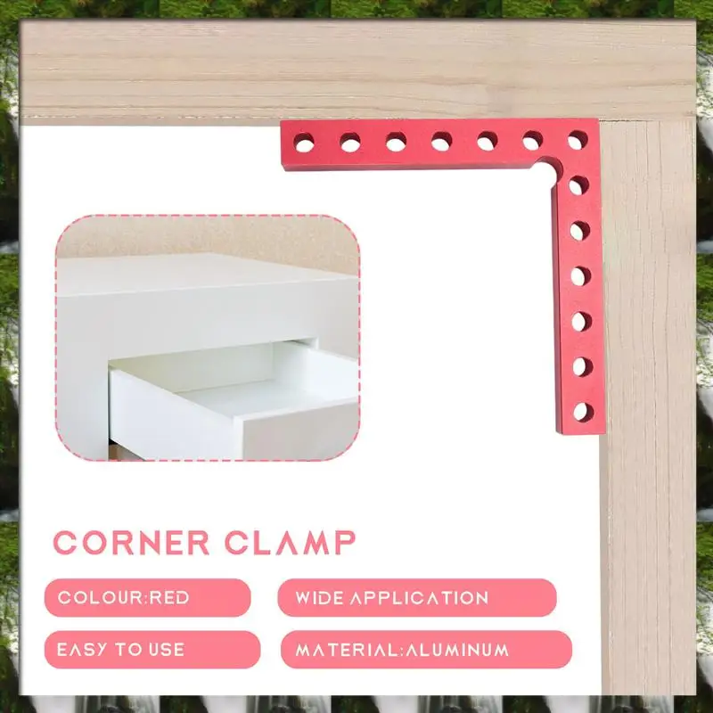 The New 90 Degree Positioning Squares Right Angle Clamps, Aluminum Alloy L-Type Corner Clamp Woodworking Carpenter Clamping Tool
The New 90 Degree Positioning Squares Right Angle Clamps, Aluminum Alloy L-Type Corner Clamp Woodworking Carpenter Clamping Tool