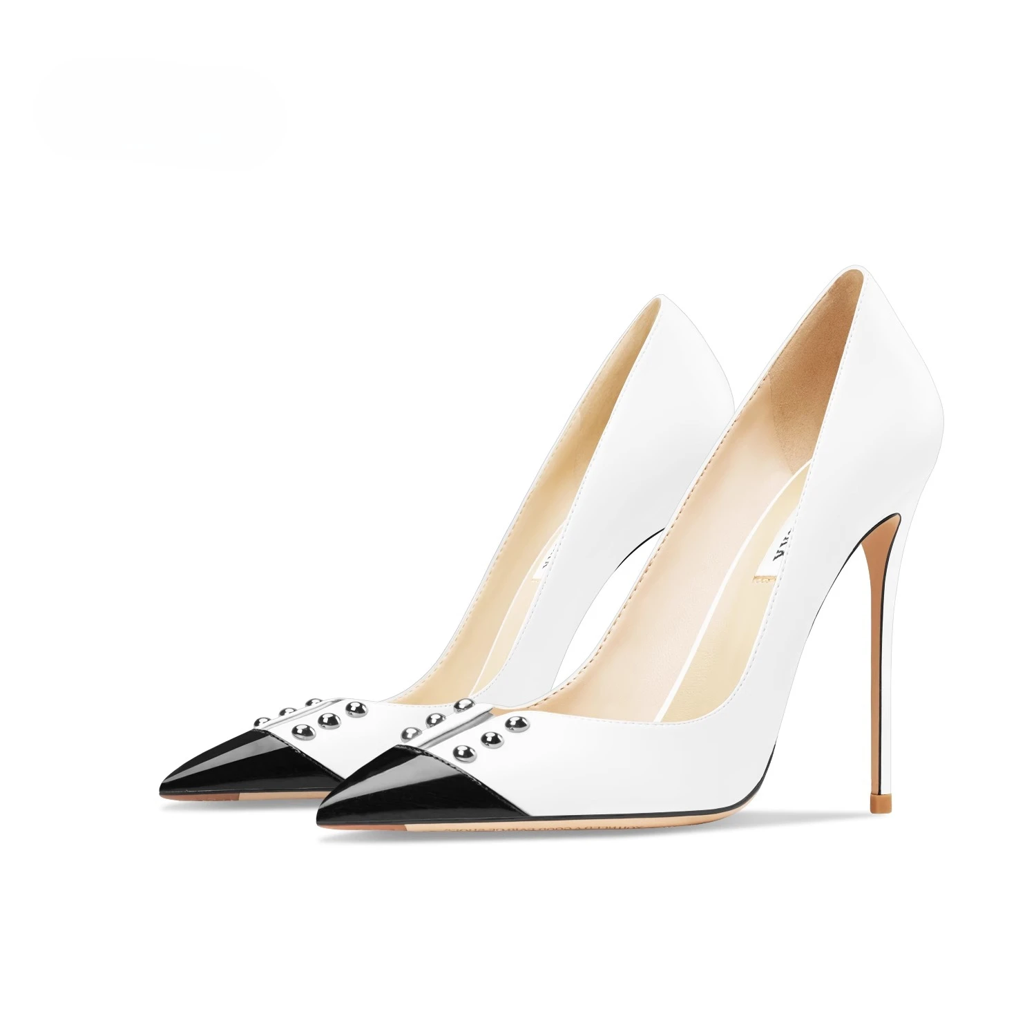 Весенне-осенние новые кожаные белые модные сексуальные туфли на высоком каблуке с острым носком на тонком каблуке с заклепками
Весенне-осенние новые кожаные белые модные сексуальные туфли на высоком каблуке с острым носком на тонком каблуке с заклепками