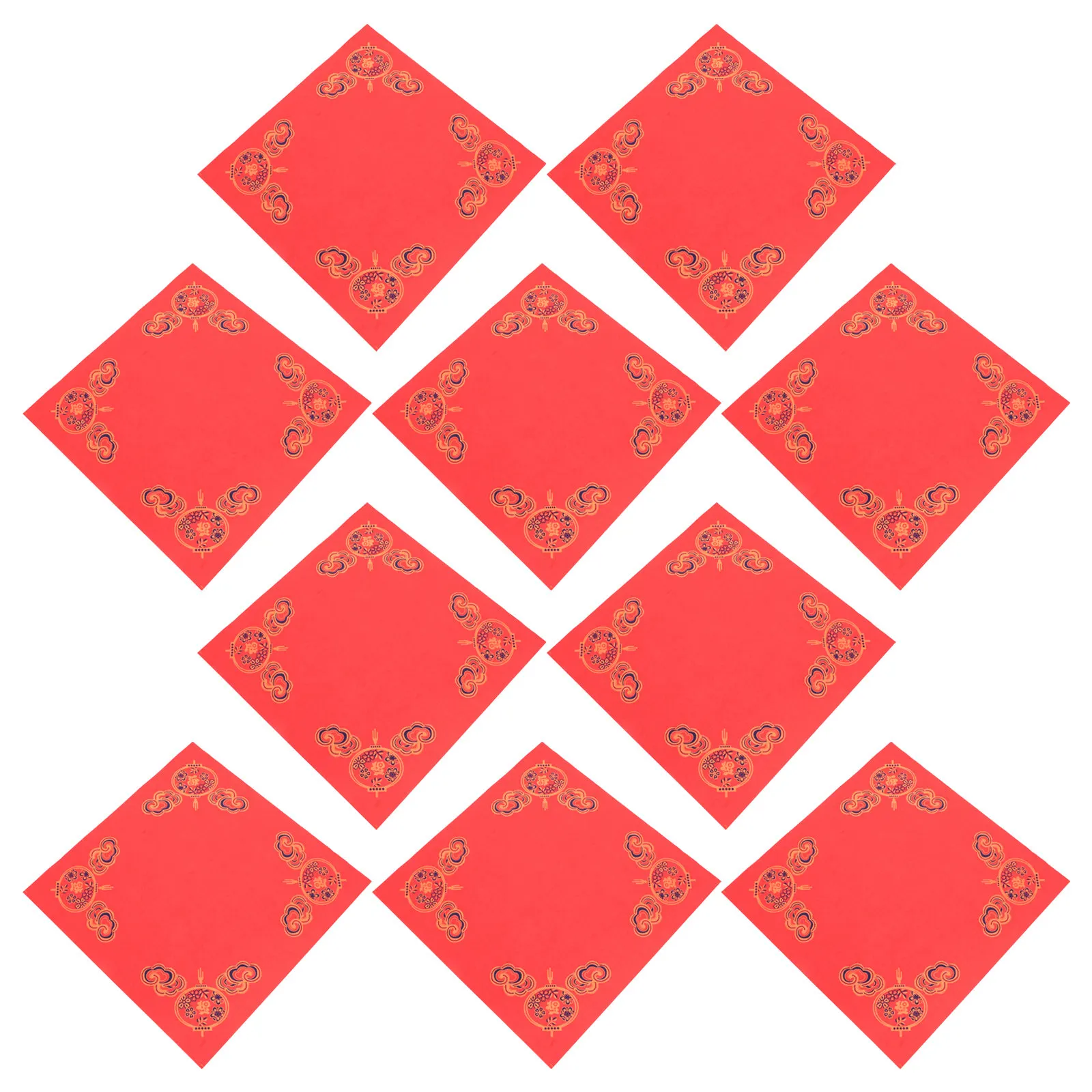 20 Sheets Blank Fu Character Red Paper New Year Party Decoration DIY Wall Sticker Spring Festival Wedding Scroll Ink Brush Paper
20 Sheets Blank Fu Character Red Paper New Year Party Decoration DIY Wall Sticker Spring Festival Wedding Scroll Ink Brush Paper