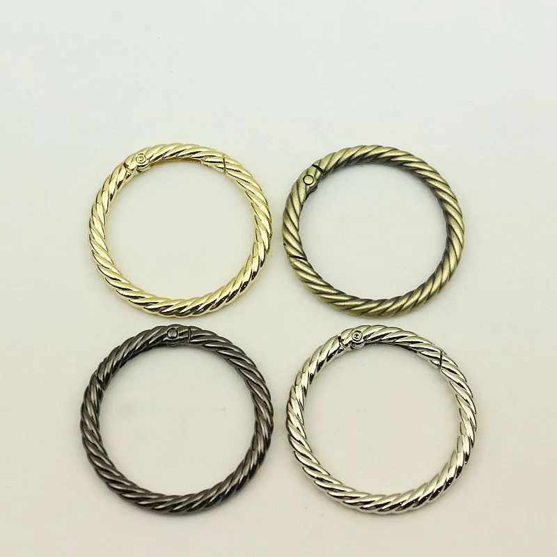 20Pcs 38mm Fashion Weave Colored Spring Ring Buckle Twist Open O Ring Keychain Connection Hook Buckles DIY Bags Accessories
20Pcs 38mm Fashion Weave Colored Spring Ring Buckle Twist Open O Ring Keychain Connection Hook Buckles DIY Bags Accessories
